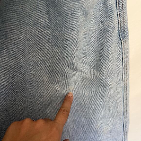 CROSSING POINTE Cropped Womens Jeans Sz 12MS Boho Ribbon Relax Gilmore Girls Y2k - Picture 8 of 13